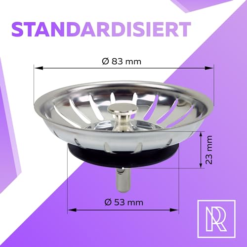 M. ROSENFELD HOME Universal Küchenspüle Stöpsel
