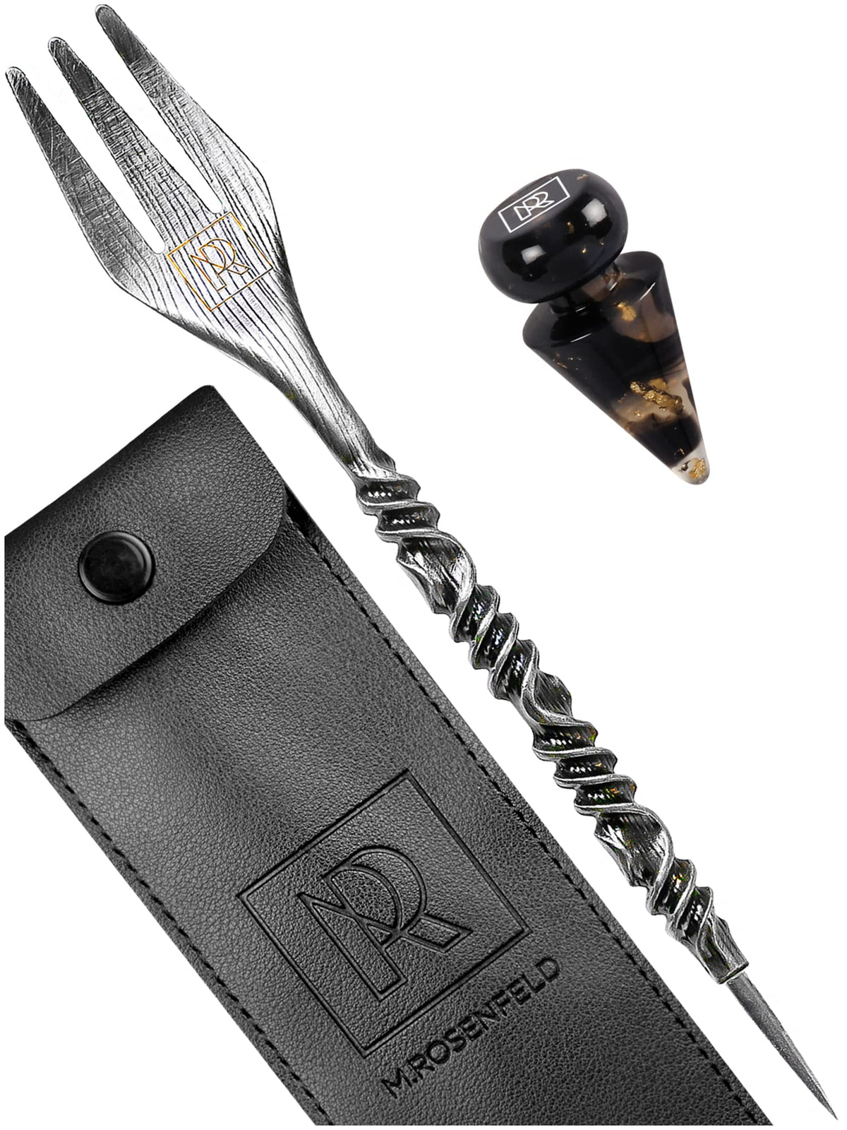 M. ROSENFELD Gabel & Stecher Set – mit Phunnel-Stopfen