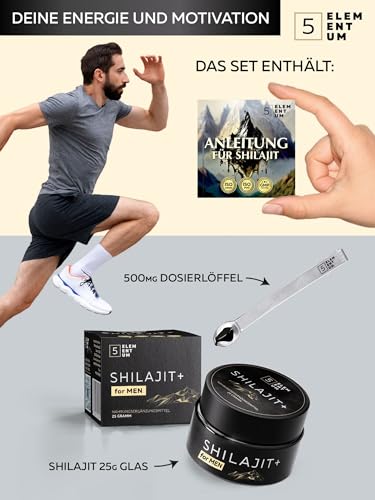 Shilajit Original Himalaya 25g – 82% Fulvinsäure Mumijo Shilajit Hochdosiert I 60 Tage Sonnen-Trocknung