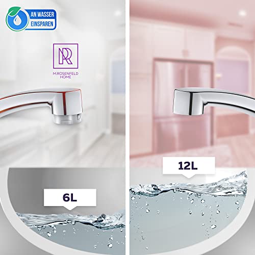 Aerator M24 water saver for faucet with strainer