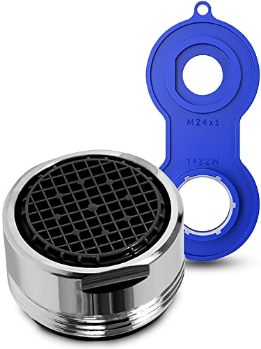 Aerator M24 water saver for faucet with strainer