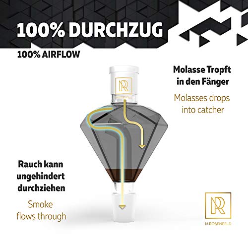 M.ROSENFELD-Shisha-Molassefänger-DIAMOND-fängt-tropfende-Molasse-aus-dem-Tabak-direkt-auf