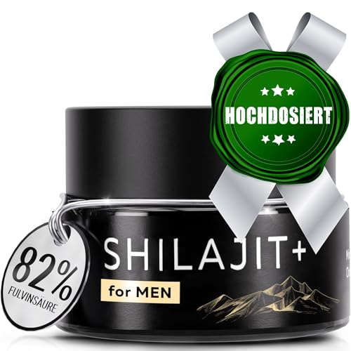Shilajit Original Himalaya 25g – 82% Fulvinsäure Mumijo Shilajit Hochdosiert I 60 Tage Sonnen-Trocknung