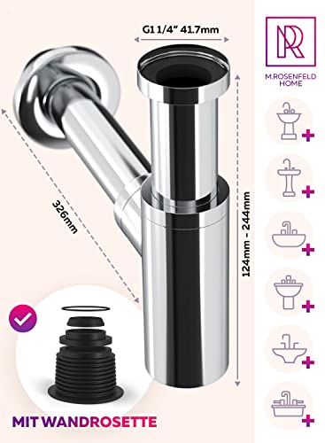 Design Siphon für Waschbecken Waschtisch