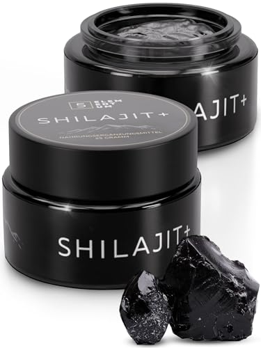 Shilajit Resin Gold Standard Shilajit - 600 mg Himalaya Shilajit Blend with Ayurvedic Herbal Extracts, High Content of Fulvic Acid, Supports Energy and Performance, 25 g