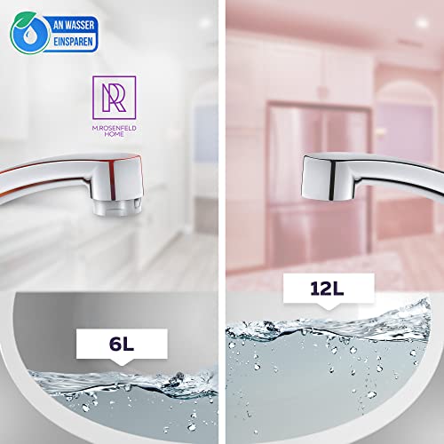 Aerator M24 water saver for faucet with strainer
