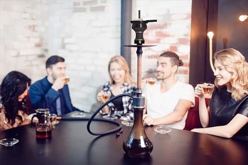 Shisha Head with Black Chimney Attachment