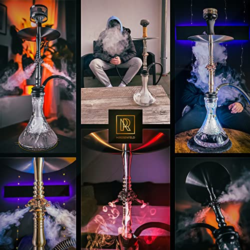 Shisha aus Stahl Set Wolf One Led
