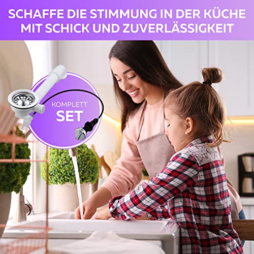 Siebkorb Excenterventil mit Drehexcenter per Bowdenzug - Siebkorbventil 114 mm mit Seil-Drehbetätigung