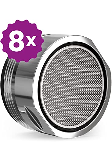 Aerator M24 water saver for faucet with strainer