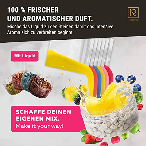 M. ROSENFELD Aromasteine - 6 Steine Set Mit Liquid