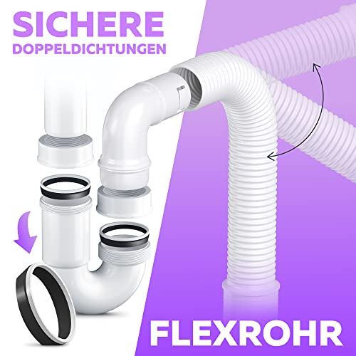 Flexible siphon kitchen sink Parent