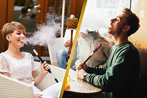 M.ROSENFELD-Shisha-Hygienisch-Wiederverwendbar-Handarbeit-aus-seltenem-Waben-Harz-persönliches-Hygiene-Mundstück