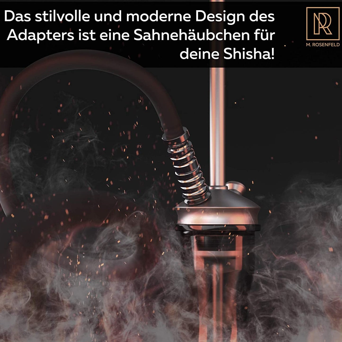 M.ROSENFELD-Shisha-Schlauchadapter-Aluminium