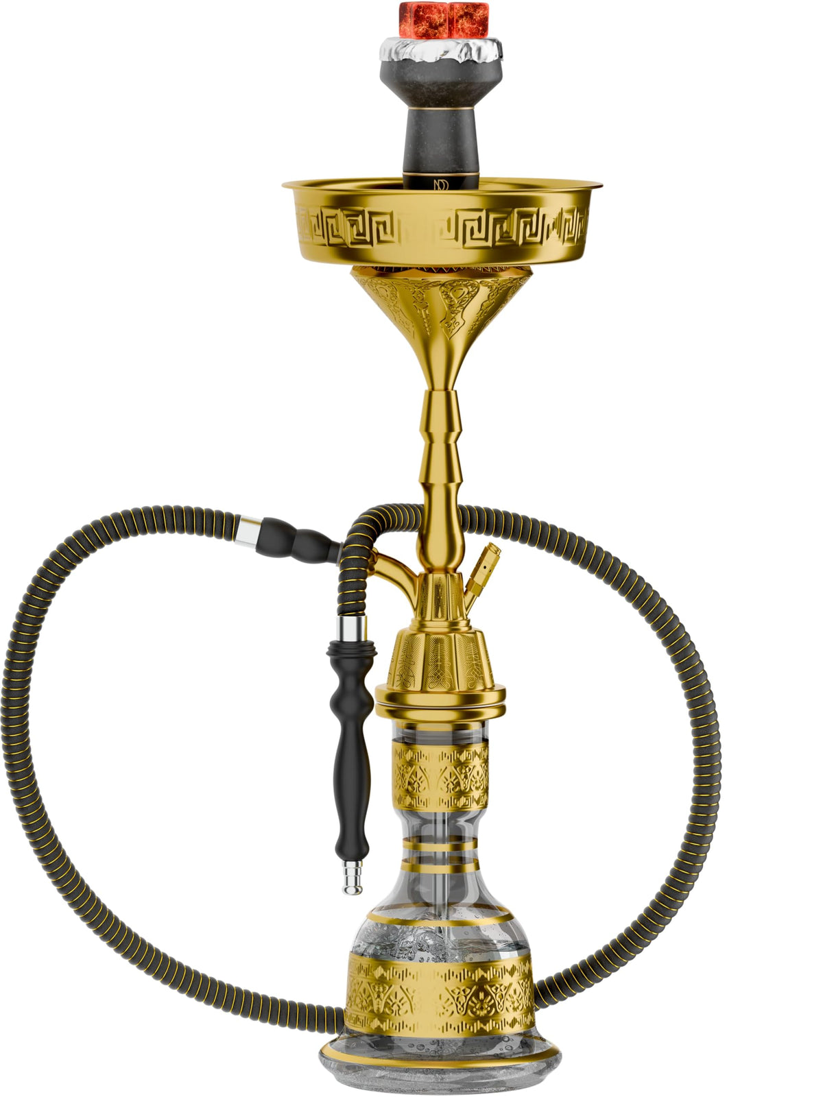 M. ROSENFELD Tradi – Traditionelle Shisha 59 cm im Koffer – Gold