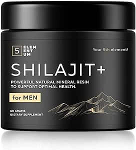 Shilajit Original Himalaya, Natural Shilajit Resin mit Fulvicsäure Mineralien Unterstützt Ausdauer und Vitalität