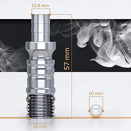 M.ROSENFELD-Premium-Shisha-Schlauchadapter-Aluminium-dapter-ist-mit-kompatibel-Dilaw-Manyak-Opal-Vatos-Amy-Laziza-Kaya-Aladin