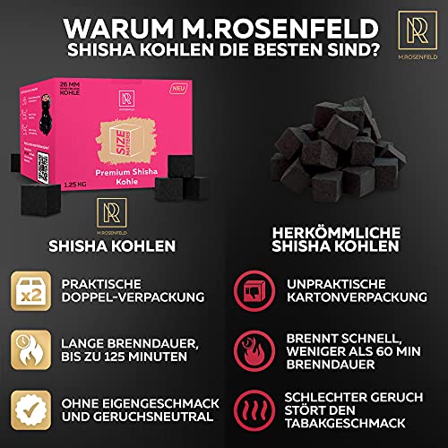 Premium-Shisha-Kohle-Kokosnuss–XL-Pack-1,25kg-26mm-80-Würfel-100%-natürliche-Kokos-Kohle-für-Shisha-im-Vorteilspack-Hochwertige-Kokos-Shishakohle-Lange-Brenndauer