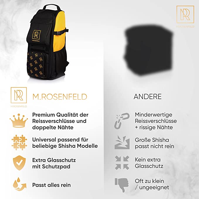 Shisha backpack with 13 compartments – M. ROSENFELD