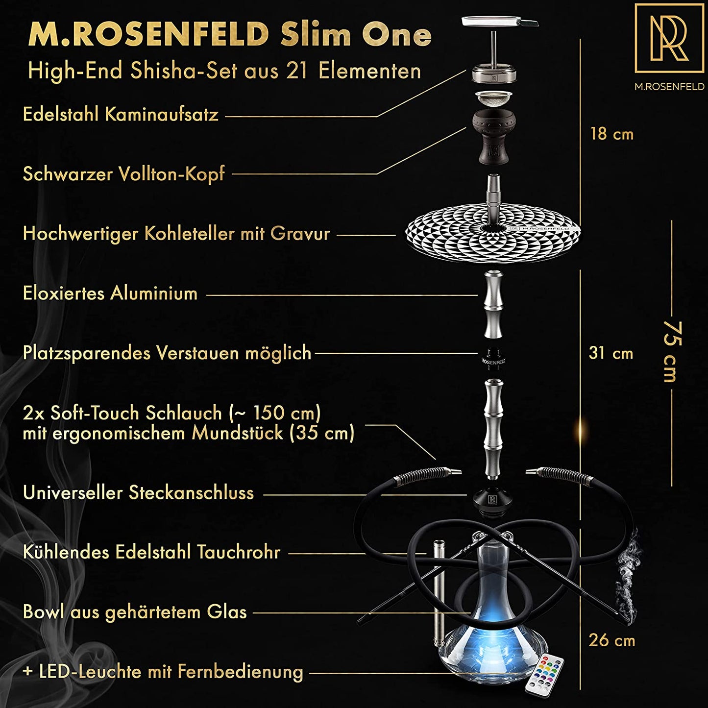 Premium Shisha Set 2Hoses