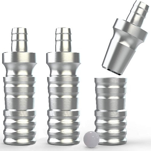 M.ROSENFELD-Shisha-Schlauchadapter-Aluminium-Set-2-teilig-Anschluss