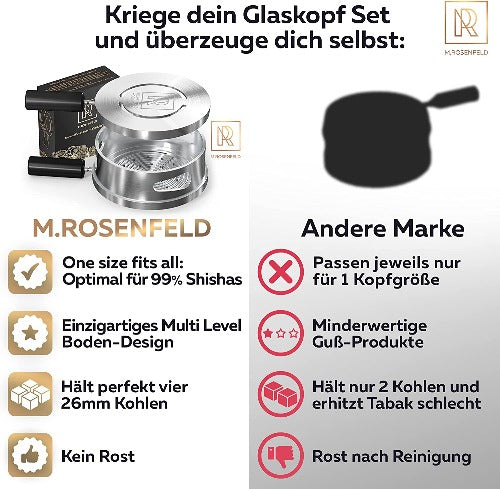 M.ROSENFELD-Premium-Shisha-Smokebox-HOOKARTIS-Bis-zu-3-x-26mm-Kohle-Würfel-passen-in-die-Smoke-Box